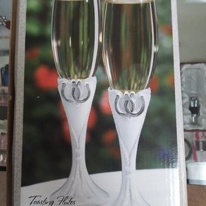 Champagne Toasting Flutes 2pk